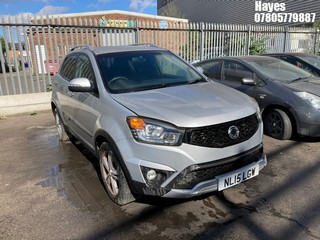 Location:  Hayes - 2015 SSANGYONG KORANDO ELX4 AUTO Estate REG: NL15LGW, Keys: No, MOT Expiry date: 24/10/2024, 1998 Diesel, 6 Speed Auto Diesel, Former Keepers: 4