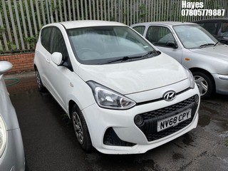 Location:  Hayes - 2018 HYUNDAI I10 SE 5 Door Hatchback REG: NV68CPY, Keys: Yes, MOT Expiry date: 04/12/2024, 998 Petrol, 5 Speed Manual Petrol, Former Keepers: 3