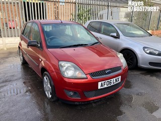 Location:  Hayes - 2006 FORD FIESTA ZETEC CLIMATE 5 Door Hatchback REG: AF06LNX, Keys: No, MOT Expiry date: 09/06/2025, 1388 Petrol, 5 Speed Manual Petrol, Former Keepers: 6