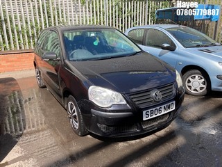 Location:  Hayes - 2006 VOLKSWAGEN POLO E 55 3 Door Hatchback REG: SB06NMO, Keys: No, MOT Expiry date: 27/02/2026, 1198 Petrol, 5 Speed Manual Petrol, Former Keepers: 6