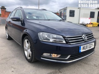 Location: Nottingham - 2011  VOLKSWAGEN  PASSAT SE BLUEMOTION TECH  Estate  REG: NU11GGY, 1968cc Diesel , 6 Speed Manual Diesel, Former Keepers: 2, Keys: Yes, MOT Expiry date: 02/11/2025