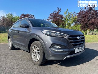 Location: Birmingham - 2017 HYUNDAI TUCSON SE NAV B-DRIVE 2WD ESTATE REG: EF17HZJ, 1591cc PETROL, 6 SPEED MANUAL PETROL, Former Keepers: 2, Keys: Yes, MOT Expiry date: 27/05/2025