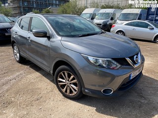 Location: North Woolwich - 2014 NISSAN QASHQAI ACENTA PREMIUM DI 5 Door Hatchback REG: DX14NMF, Keys: No, MOT Expiry date: 08/03/2025, 1198 Petrol, 6 Speed Manual Petrol, Former Keepers: 4