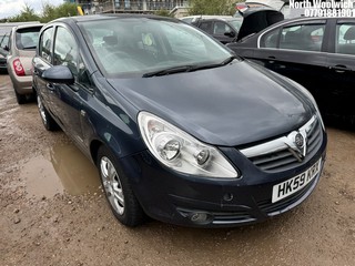 Location: North Woolwich - 2010 VAUXHALL CORSA ENERGY 5 Door Hatchback REG: HK59KRX, Keys: No, MOT Expiry date: 01/06/2025, 1229 Petrol, 5 Speed Manual Petrol, Former Keepers: 3