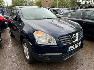 Location: North Woolwich - 2009 NISSAN QASHQAI VISIA CVT 5 Door Hatchback REG: GU59UCT, Keys: No, MOT Expiry date: 15/08/2025, 1997 Petrol, Variable Speed Auto Petrol, Former Keepers: 4