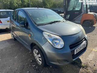Location: North Woolwich - 2009 SUZUKI ALTO SZ3 5 Door Hatchback REG: BG59FZU, Keys: No, MOT Expiry date: 13/11/2024, 996 Petrol, 5 Speed Manual Petrol, Former Keepers: 7