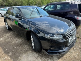Location: North Woolwich - 2008 AUDI A4 SE TFSI 6SP 4 Door Saloon REG: HG08CVY, Keys: No, MOT Expiry date: 08/12/2024, 1798 Petrol, 6 Speed Manual Petrol, Former Keepers: 9