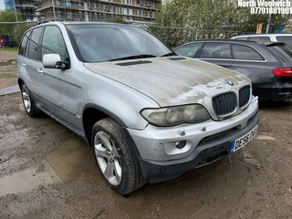 Location: North Woolwich - 2006 BMW X5 SPORT D Estate REG: DE56OAV, Keys: No, MOT Expiry date: 23/11/2023, 2993 Diesel, 6 Speed Manual Diesel, Former Keepers: 7