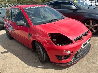 Location: North Woolwich - 2006 FORD FIESTA ZETEC S 3 Door Hatchback REG: RO06PYU, Keys: No, MOT Expiry date: 19/11/2024, 1596 Petrol, 5 Speed Manual Petrol, Former Keepers: 6