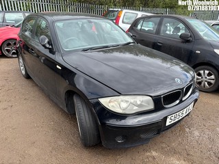 Location: North Woolwich - 2005 BMW 116I ES 5 Door Hatchback REG: SB55AVJ, Keys: No, MOT Expiry date: 04/11/2025, 1596 Petrol, 5 Speed Manual Petrol, Former Keepers: 4