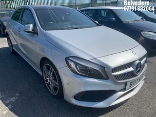 Location: BELVEDERE - 2017 MERCEDES-BENZ A 180 D AMG LINE PREMIUM 	 5 DOOR HATCHBACK REG: BT17MYR, 1461cc DIESEL, 7 SPEED AUTO DIESEL, Former Keepers: 1, Keys: No, MOT: Expiry date18/08/2025