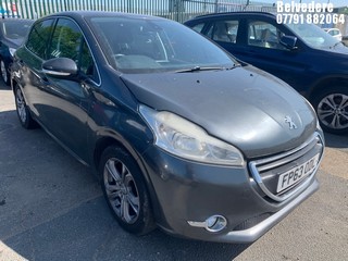 Location: BELVEDERE - 2013  PEUGEOT 208 ALLURE AUTO 	 5 DOOR HATCHBACK REG: FP63ODL, 1509cc PETROL, 4 SPEED AUTO PETROL, Former Keepers: 4, Keys: No, MOT: Expiry date19/09/2025