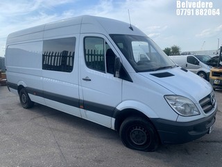 Location: BELVEDERE - 2012 MERCEDES-BENZ SPRINTER 313 CDI PANEL VAN REG: SB12DYG, 2143cc DIESEL, 6 SPEED MANUAL DIESEL, Former Keepers: 9, Keys: No, MOT: Expiry date04/04/2025