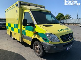 Location: Belvedere - 2010  MERCEDES-BENZ  SPRINTER 519 CDI  Ambulance  REG: RE10LHB, 2987cc Diesel , Auto Diesel , Former Keepers: 1, Keys: No, MOT Expiry date: 21.03.2024