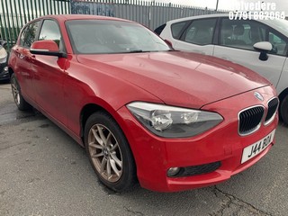 Location: Belvedere - 2013 BMW 116I SE TURBO AUTO 5 Door Hatchback REG: J44BOA, Keys: No, MOT Expiry date: 19/01/2025, 1598 Petrol, 8 Speed Auto Petrol, Former Keepers: 5