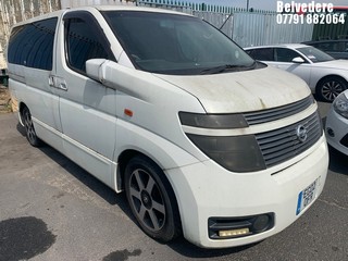 Location: Belvedere - 2002 NISSAN  MPV REG: EG02OFR, Keys: No, MOT Expiry date: 03/02/2024, 3490 Petrol, automatic, Former Keepers: 3