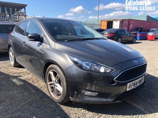 Location: Edinburgh - 2014 FORD FOCUS ZETEC 5 Door Hatchback REG: WP64NKF, Keys: No, MOT Expiry date: 24/08/2025, 999 Petrol, 6 Speed Manual Petrol, Former Keepers: 4