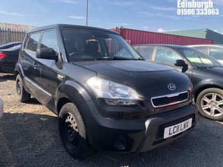 Location: Edinburgh - 2011 KIA SOUL 1 AUTO 5 Door Hatchback REG: LC11LWX, Keys: No, MOT Expiry date: 13/02/2024, 1591 Petrol, 4 Speed Auto Petrol, Former Keepers: 6