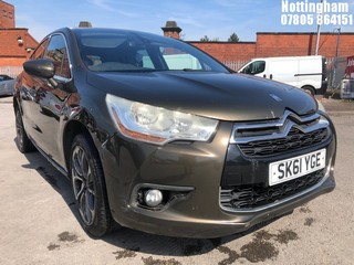 Location: Nottingham - 2011 CITROEN DS4 DSTYLE HDI 5 Door Hatchback REG: SK61YGE, Keys: No, MOT Expiry date: 31/08/2024, 1560 Diesel, 6 Speed Manual Diesel, Former Keepers: 5
