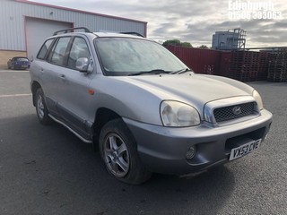 Location: Edinburgh - 2003 HYUNDAI SANTA FE TD Estate REG: VX53CVE, Keys: No, MOT Expiry date: 23/01/2024, 1991 Diesel, 5 Speed Manual Diesel, Former Keepers: 9