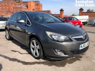 Location: Nottingham - 2011 VAUXHALL ASTRA SRI CDTI 123 5 Door Hatchback REG: MJ60JXD, Keys: No, MOT Expiry date: 27/11/2024, 1686 Diesel, 6 Speed Manual Diesel, Former Keepers: 3