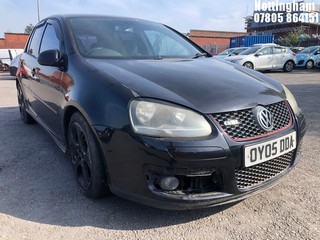 Location: Nottingham - 2005 VOLKSWAGEN GOLF GTI AUTO 5 Door Hatchback REG: OY05DDA, Keys: No, MOT Expiry date: 04/12/2024, 2000 Petrol, 6 Speed Auto Petrol, Former Keepers: 10