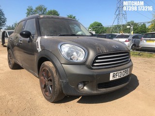 Location: Mitcham - 2013 MINI COUNTRYMAN COOPER D AUTO 5 Door Hatchback REG: RF13CPO, Keys: No, MOT Expiry date: 04/08/2024, 1995 Diesel, 6 Speed Auto Diesel, Former Keepers: 5