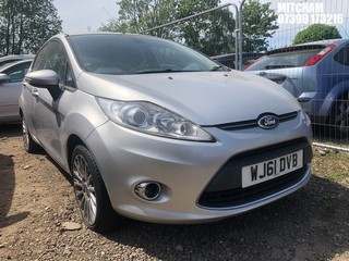 Location: Mitcham - 2011 FORD FIESTA TITANIUM AUTO 5 Door Hatchback REG: WJ61DVB, Keys: No, MOT Expiry date: 28/03/2024, 1388 Petrol, 4 Speed Auto Petrol, Former Keepers: 3
