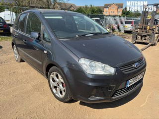 Location: Mitcham - 2009 FORD C-MAX ZETEC MPV REG: GU09CZN, Keys: No, MOT Expiry date: 20/08/2025, 1798 Petrol, 5 Speed Manual Petrol, Former Keepers: 5