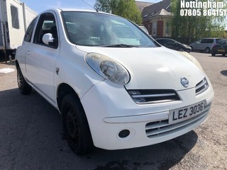 Location: Nottingham - 2007 NISSAN MICRA INITIA AUTO 3 Door Hatchback REG: LEZ3036, Keys: No, MOT Expiry date: 31/10/2024, 1240 Petrol, 4 Speed Auto Petrol, Former Keepers: 10