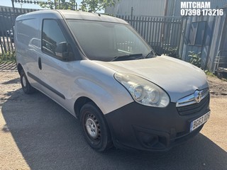 Location: Mitcham - 2014 VAUXHALL COMBO 2000 L1H1 CDTI S/S Panel Van REG: BG63XDS, Keys: No, MOT Expiry date: 06/12/2023, 1598 Diesel, 5 Speed Semi Auto Diesel, Former Keepers: 5