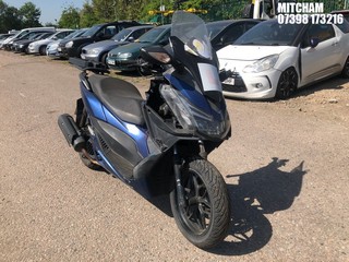 Location: Mitcham - 2017 HONDA NSS 125 AD-H Motorcycle REG: LF66ZHA, Keys: No, MOT Expiry date: 04/07/2024, 125 Petrol, AUTOMATIC, Former Keepers: 13