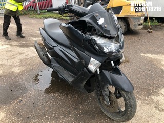 Location: Mitcham - 2016 YAMAHA GPD125-A NMAX 125 ABS Scooter REG: PK16YXZ, Keys: No, MOT Expiry date: 01/12/2025, 125 Petrol, Automatic, Former Keepers: 9