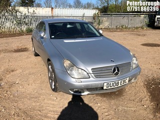 Location: Peterborough - 2008 MERCEDES CLS 320 CDI AUTO Coupe REG: DU08EBC, Keys: No, MOT Expiry date: 23/07/2025, 2987 Diesel, 7 Speed Auto Diesel, Former Keepers: 8