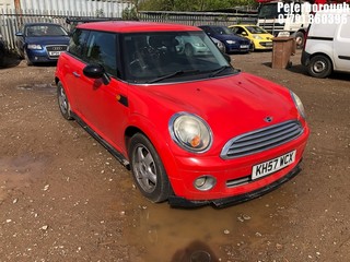 Location: Peterborough - 2007 MINI ONE 3 Door Hatchback REG: KH57WCX, Keys: No, MOT Expiry date: 20/02/2025, 1397 Petrol, 6 Speed Manual Petrol, Former Keepers: 8