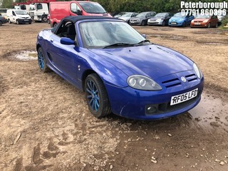 Location: Peterborough - 2005 MG TF STEPSPEED Sports REG: RF05LFO, Keys: No, MOT Expiry date: 05/04/2024, 1796 Petrol, Variable Speed Auto Petrol, Former Keepers: 5