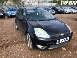 Location: Peterborough - 2004 FORD FIESTA FLAME 5 Door Hatchback REG: RE04MSV, Keys: No, MOT Expiry date: 30/06/2024, 1388 Petrol, 5 Speed Manual Petrol, Former Keepers: 7