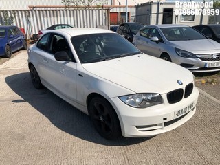 Location: Brentwood - 2010 BMW 118D SPORT Coupe REG: DA10YWX, Keys: No, MOT Expiry date: 28.02.2025, 1995 Diesel, 6 Speed Manual Diesel, Former Keepers: 10