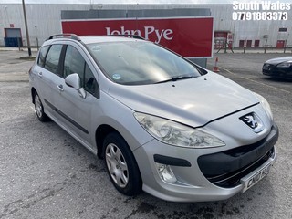 Location: South Wales - 2010 PEUGEOT 308 S SW HDI 89 Estate REG: CN10HJD, Keys: No, MOT Expiry date: 10/10/2024, 1560 Diesel, 5 Speed Manual Diesel, Former Keepers: 2