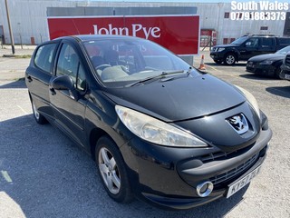 Location: South Wales - 2007 PEUGEOT 207 SE 87 5 Door Hatchback REG: KY57ZLV, Keys: No, MOT Expiry date: 17/06/2025, 1360 Petrol, 5 Speed Manual Petrol, Former Keepers: 8
