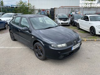 NOTE: ATF Registered Buyers ONLY - Location: Brentwood - 2003 SEAT LEON 20V TURBO CUPRA 5 Door Hatchback REG: YX03KXE, Keys: No, 1781 Petrol, 6 Speed Manual Petrol, Former Keepers: 6