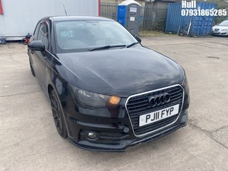 Location: Hull - 2011 AUDI A1 S LINE TFSI 3 Door Hatchback REG: PJ11FYP, Keys: No, MOT Expiry date: 05/08/2025, 1390 Petrol, 6 Speed Manual Petrol, Former Keepers: 13