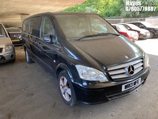 Location: HAYES / HEATHROW - 2013 MERCEDES-BENZ VITO 116 CDI TRAVELINER 	 MPV REG: WR13WFE, 2143cc DIESEL, 6 SPEED MANUAL DIESEL, Former Keepers: 1, Keys: No, MOT: Expiry date11/01/2025