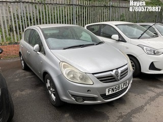 Location:  Hayes - 2008 VAUXHALL CORSA DESIGN CDTI 5 Door Hatchback REG: FN58LPO, Keys: No, MOT Expiry date: 21/10/2025, 1248 Diesel, 6 Speed Manual Diesel, Former Keepers: 3