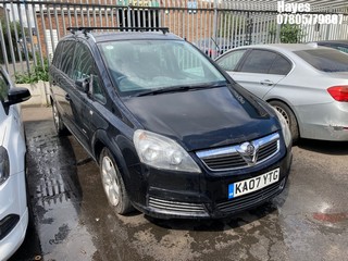 Location:  Hayes - 2007 VAUXHALL ZAFIRA ENERGY MPV REG: KA07YTG, Keys: No, MOT Expiry date: 24/08/2025, 1598 Petrol, 5 Speed Manual Petrol, Former Keepers: 9