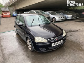 Location:  Hayes - 2004 vauxhall CORSA SXI 16V 5 Door Hatchback REG: KG04HJZ, Keys: No, MOT Expiry date: 01/11/2022, 1199 Petrol, 5 Speed Manual Petrol, Former Keepers: 2