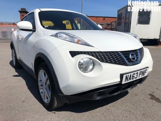 Location: Nottingham - 2013 NISSAN JUKE ACENTA CVT 5 DOOR HATCHBACK REG: NA63PNF, 1598cc PETROL, VARIABLE SPEED AUTO PETROL, Former Keepers: 8, Keys: Yes, MOT Expiry date: 07/04/2025