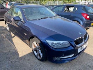 Location: North Woolwich - 2013 BMW 320D SE AUTO 181 Coupe REG: FP13ZDC, Keys: No, MOT Expiry date: 31/10/2024, 1995 Diesel, 6 Speed Auto Diesel, Former Keepers: 2