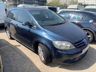 Location: North Woolwich - 2007 VOLKSWAGEN GOLF PLUS SE TDI 5 Door Hatchback REG: AK07FTJ, Keys: No, MOT Expiry date: 01/12/2025, 1896 Diesel, 5 Speed Manual Diesel, Former Keepers: 6