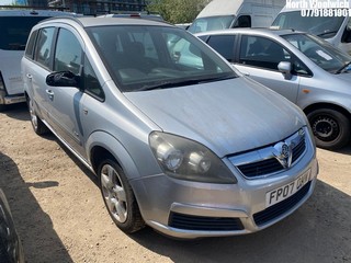 Location: North Woolwich - 2007 VAUXHALL ZAFIRA CLUB MPV REG: FP07OMW, Keys: No, MOT Expiry date: 07/12/2024, 1796 Petrol, 5 Speed Manual Petrol, Former Keepers: 4